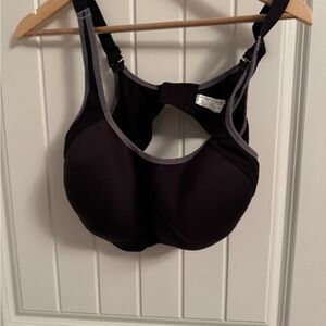Wacoal Black High-Impact Sports Bra with Racerback